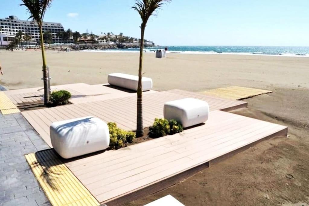 Apartment With Large Terrace, 10 Meters From Playa De Las Burras San Bartolomé Extérieur photo